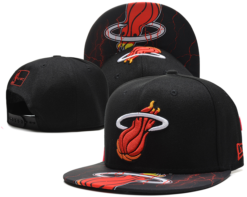 NBA Miami Heat NE Snapback Hat #271
